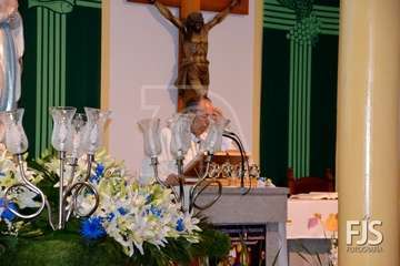 Procesión de Santa Agueda y la Virgen de Lourdes en Telde (Foto Francisco Javier Santana)